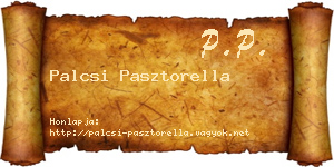 Palcsi Pasztorella névjegykártya